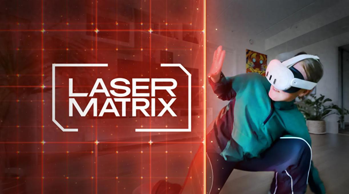 挪威游戏《Laser Matrix》Meta Quest平台_MR益智动作游戏_laser