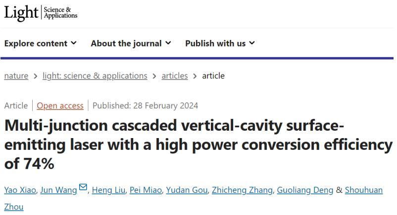 15结垂直腔面激光器_半导体激光器效率提升_laser