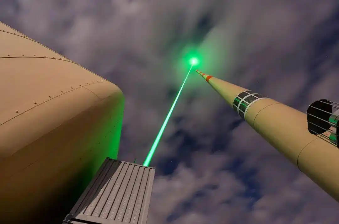 主动避雷技术突破_激光引导闪电实验_laser