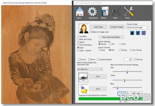 LaserPhotoWizardpro绿屏移除系统_laser_激光照片雕刻软件